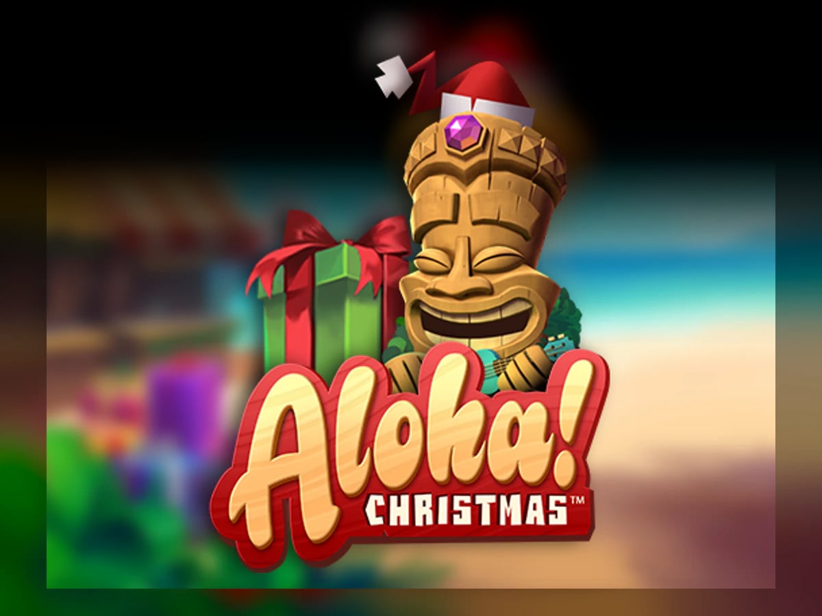 Aloha! Chistmas slot game artwork