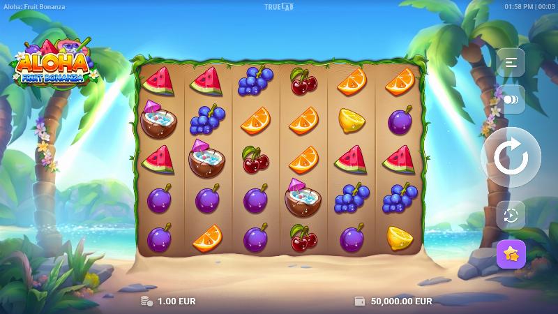Aloha: Fruit Bonanza slot game artwork