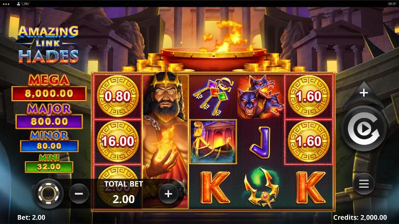 Amazing Link Hades slot game artwork