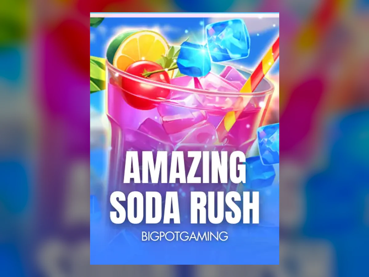 Amazing Soda Rush slot game artwork