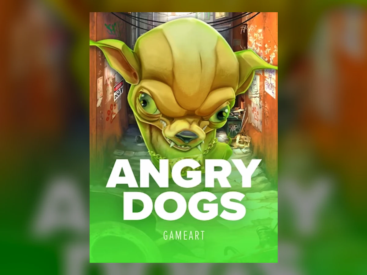 Angry Dogs slot game artwork
