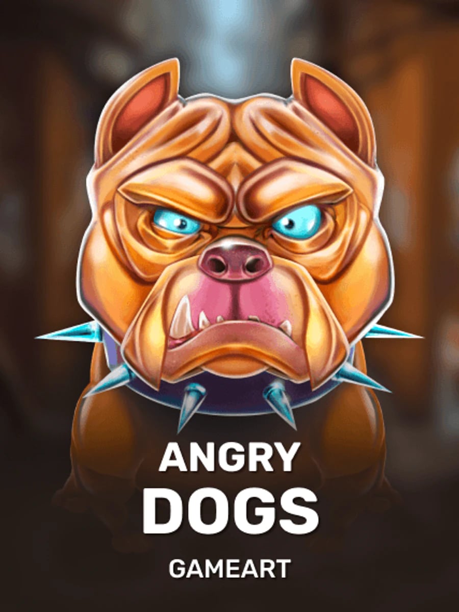 Angry Dogs slot game artwork