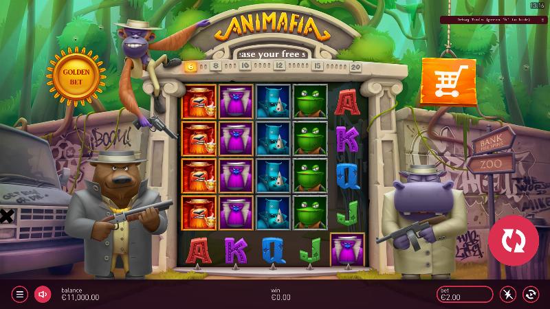 Animafia slot game artwork