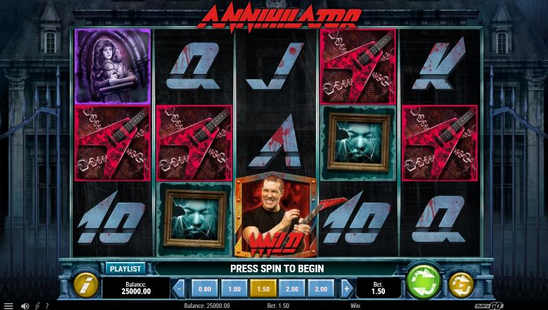 Annihilator slot game artwork