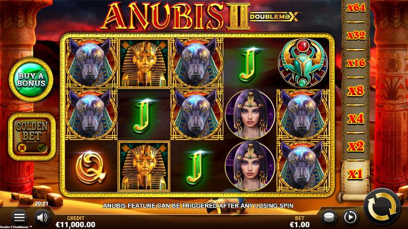 Anubis 2 Double Max slot game artwork