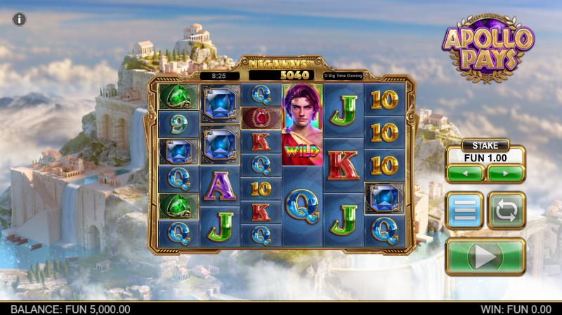 Apollo Pays Megaways slot game artwork
