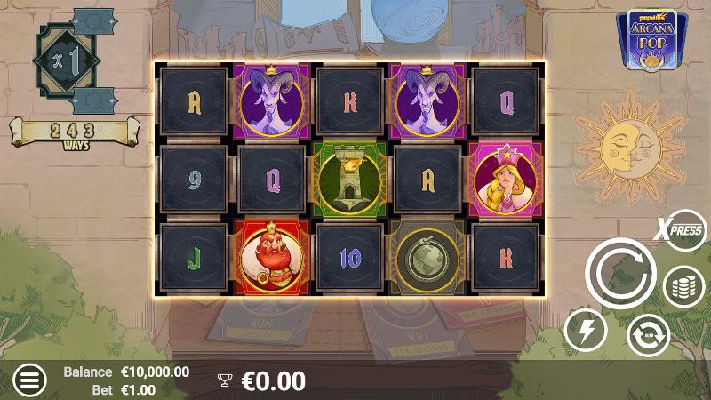 Arcana Pop slot game artwork