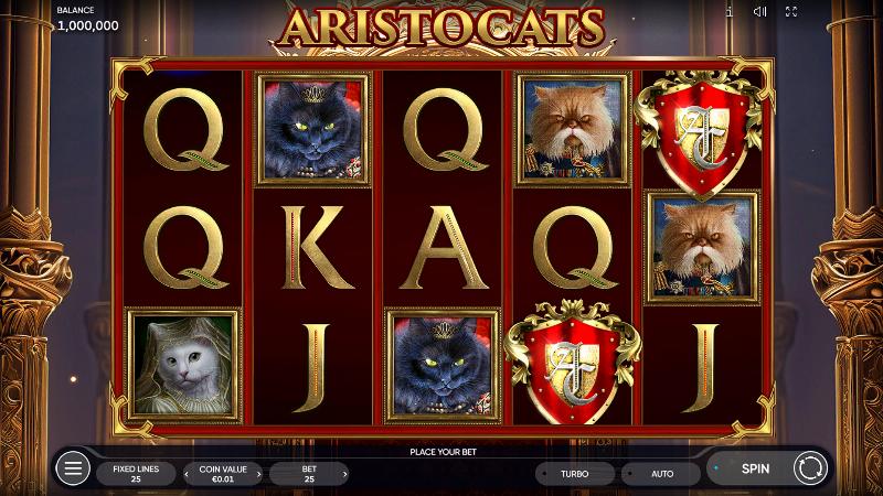 Aristocats slot game artwork