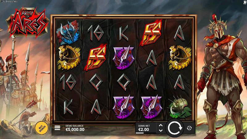 Army Of Ares slot game artwork