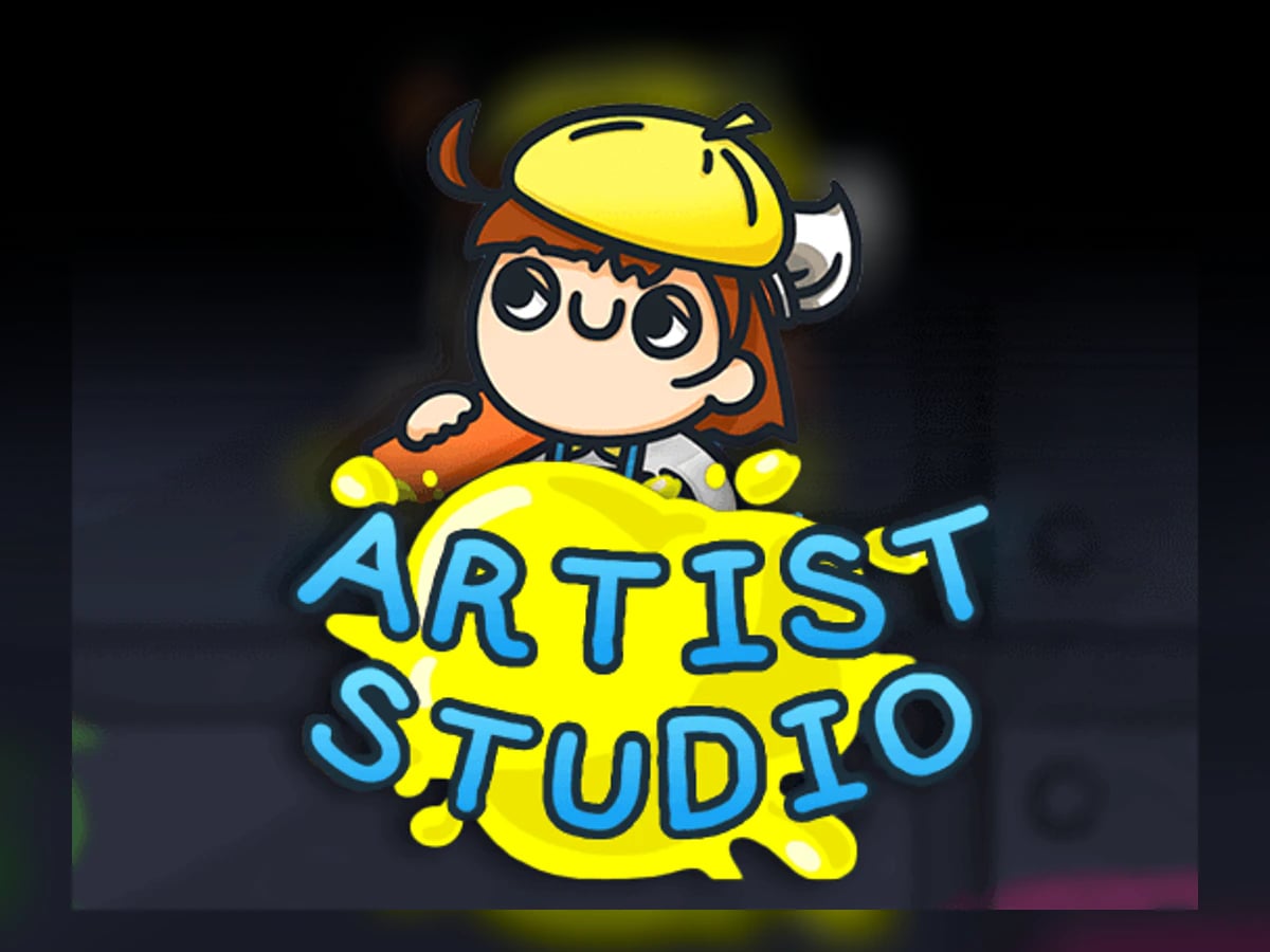 Artist Studio slot game artwork