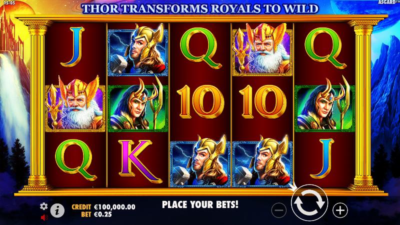 Asgard slot game artwork