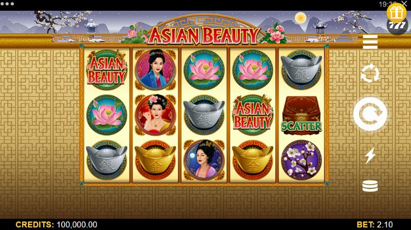 Asian Beauty slot game artwork