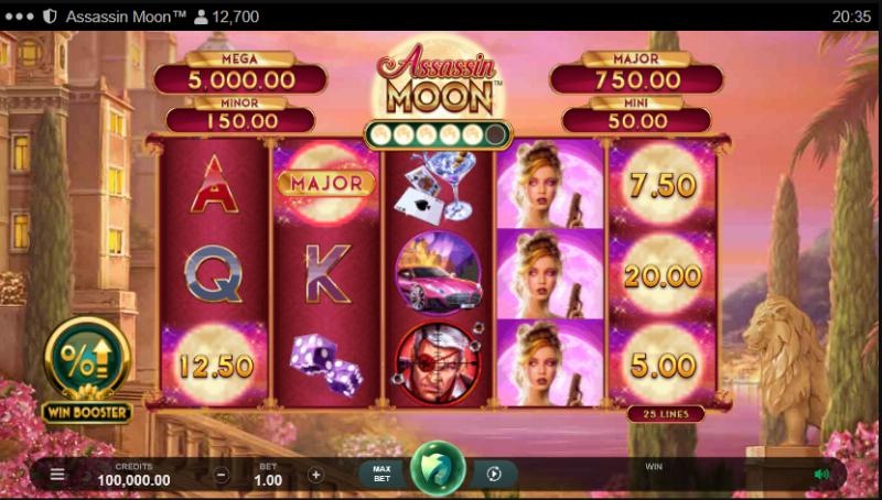 Assassin Moon slot game artwork