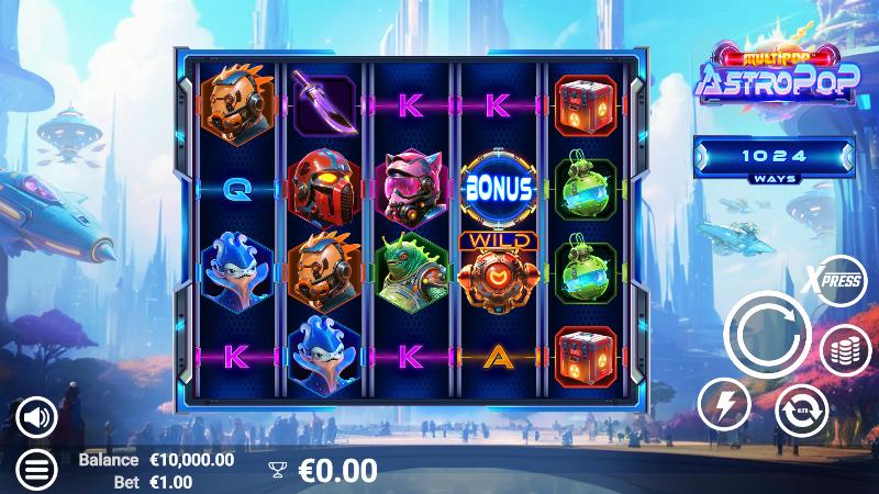 Astropop slot game artwork