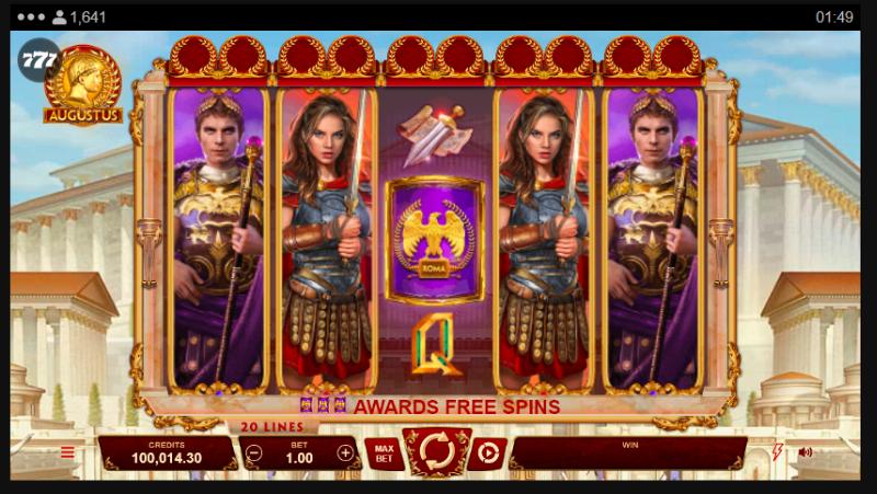 Augustus slot game artwork