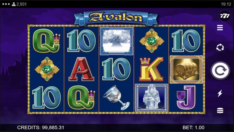 Avalon slot game artwork