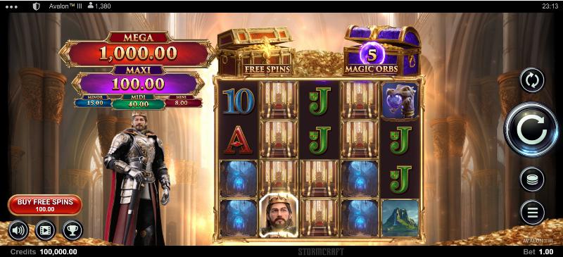 Avalon 3 slot game artwork