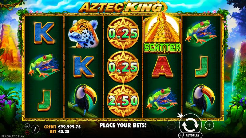 Aztec King slot game artwork