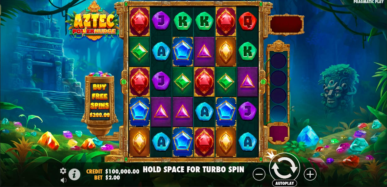 Aztec Powernudge slot game artwork