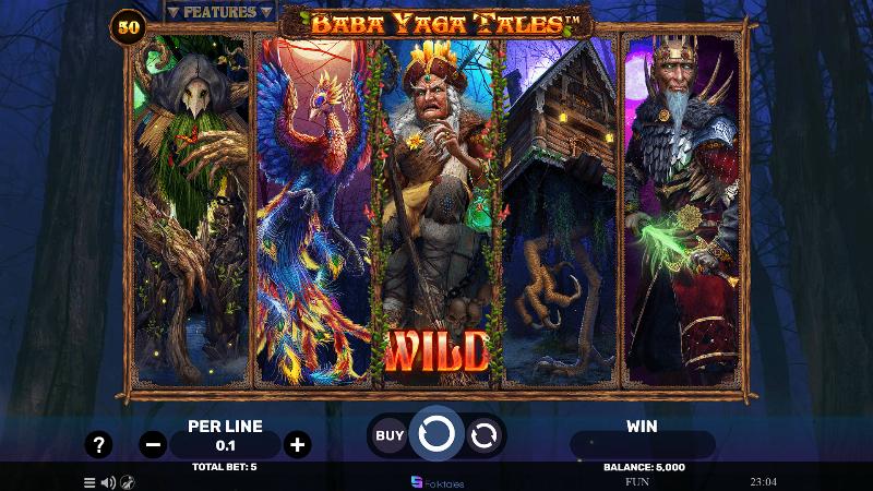 Baba Yaga Tales slot game artwork