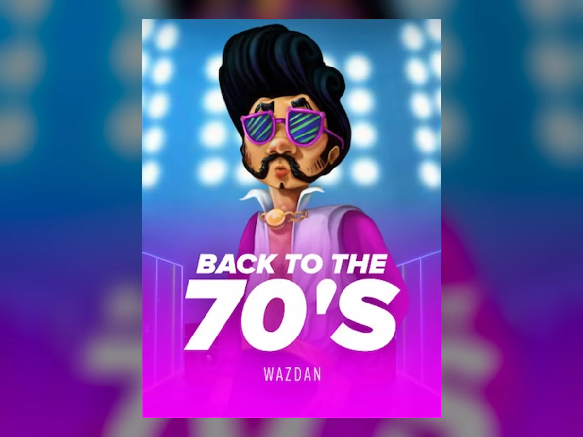 Back to the 70s slot game artwork