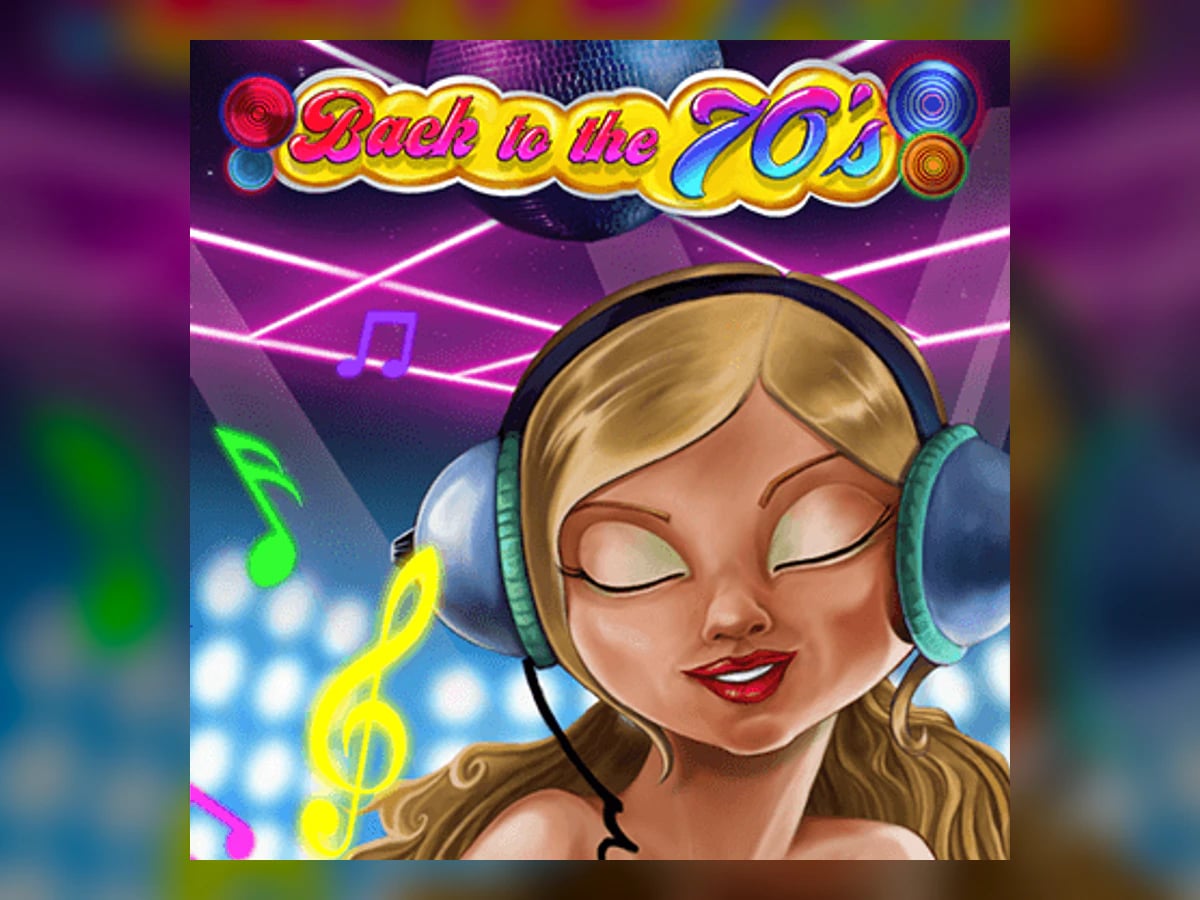 Back to the 70s slot game artwork