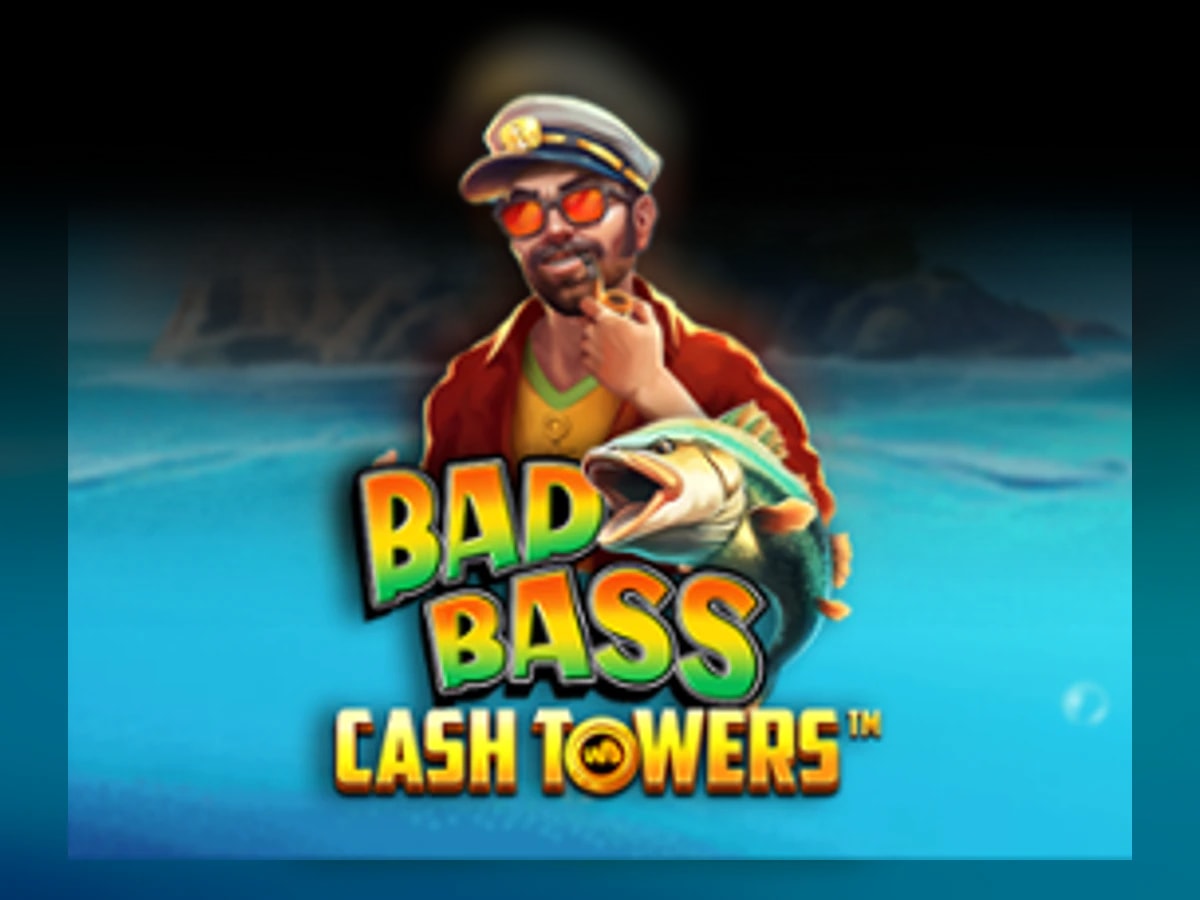 Bad Bass Cash Towers slot game artwork
