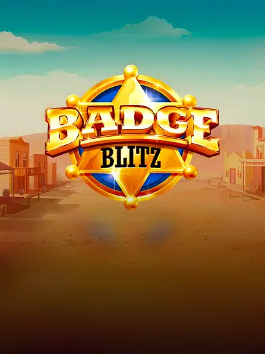 Badge Blitz slot game artwork