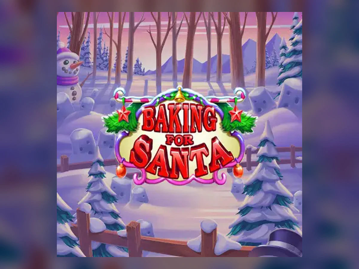 Baking for Santa slot game artwork