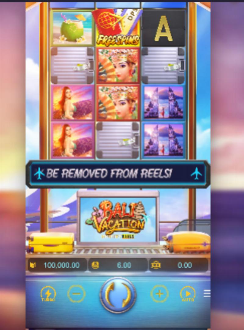 Bali Vacation Infinity Reels slot game artwork