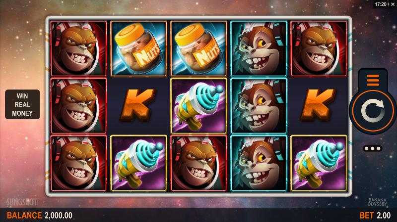 Banana Odyssey slot game artwork
