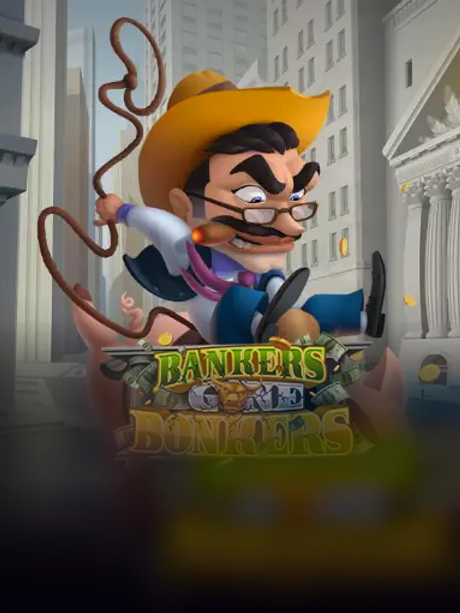 Bankers Gone Bonkers slot game artwork
