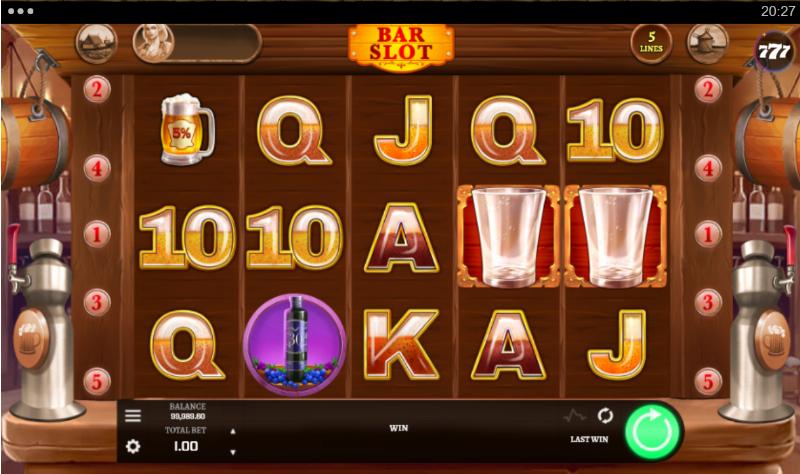 Bar Slot slot game artwork