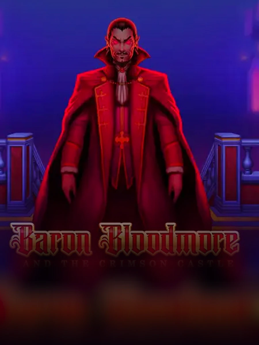 Baron Bloodmore and the Crimson Castle slot game artwork