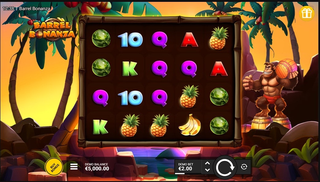 Barrel Bonanza slot game artwork