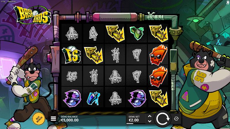 Bash Bros slot game artwork