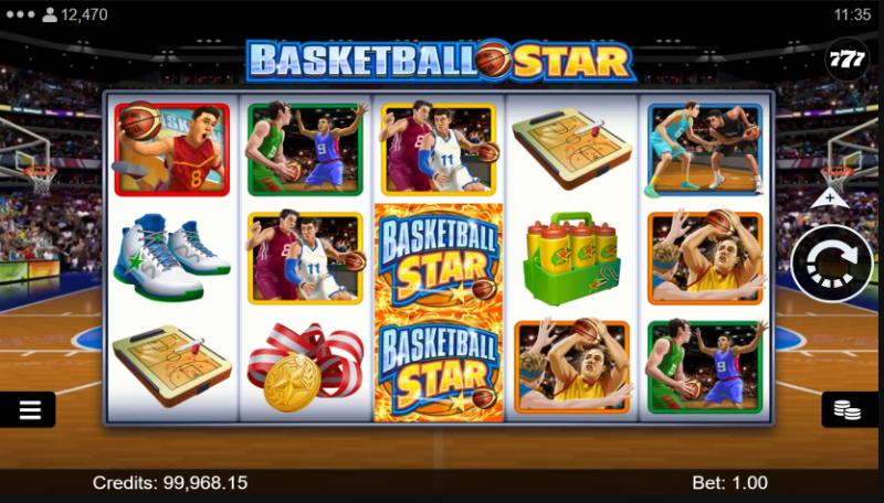 Basketball Star slot game artwork