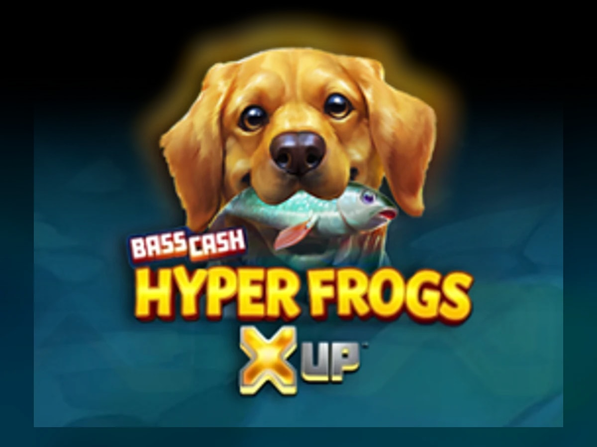 Bass Cash Hyper Frogs X UP slot game artwork