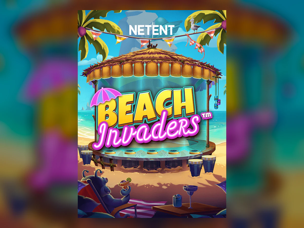 Beach Invaders™ slot game artwork
