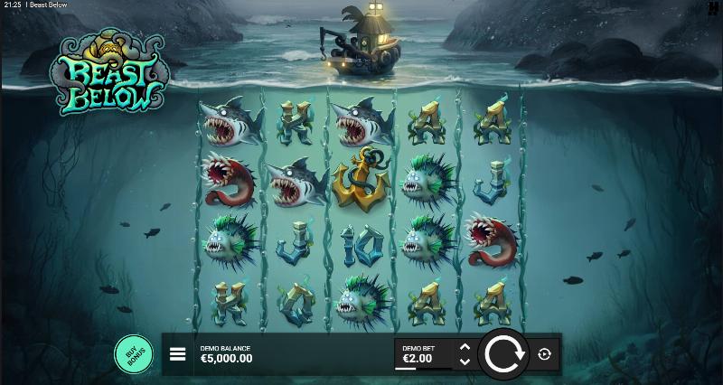 Beast Below slot game artwork