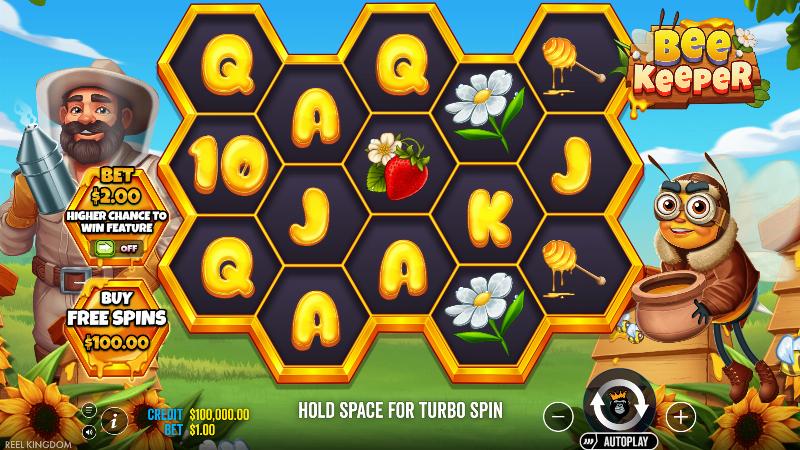 Bee Keeper slot game artwork