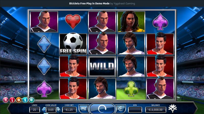 Bicicleta slot game artwork