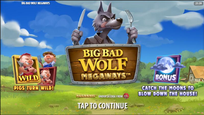 Big Bad Wolf Megaways slot game artwork