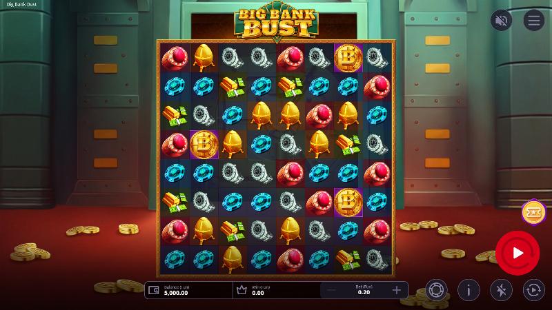 Big Bank Bust slot game artwork