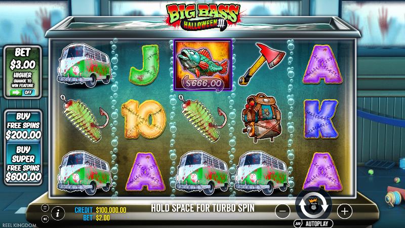 Big Bass Halloween 3 slot game artwork