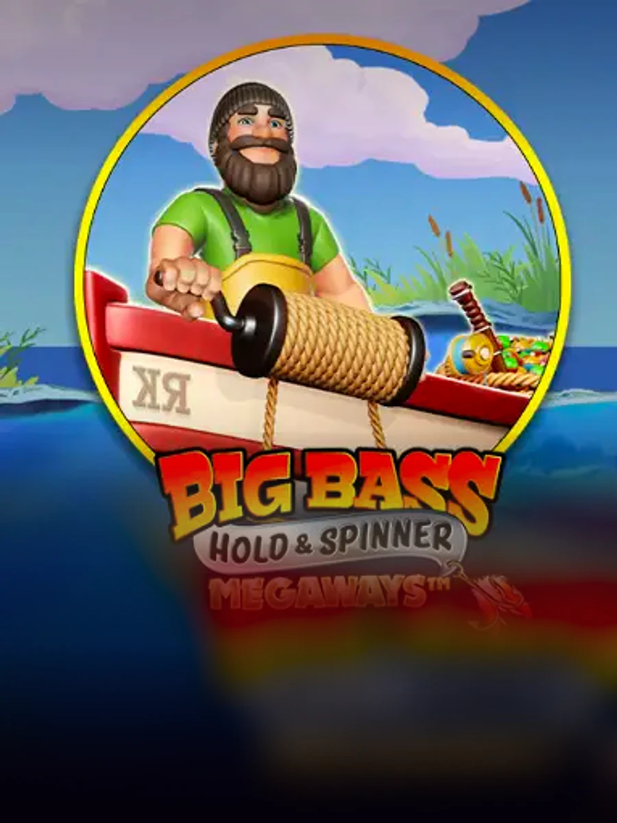 Big Bass Hold & Spinner Megaways slot game artwork