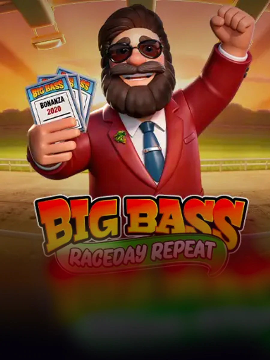 Big Bass Raceday Repeat slot game artwork