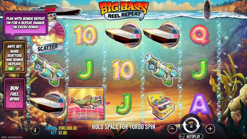 Big Bass Reel Repeat slot game artwork