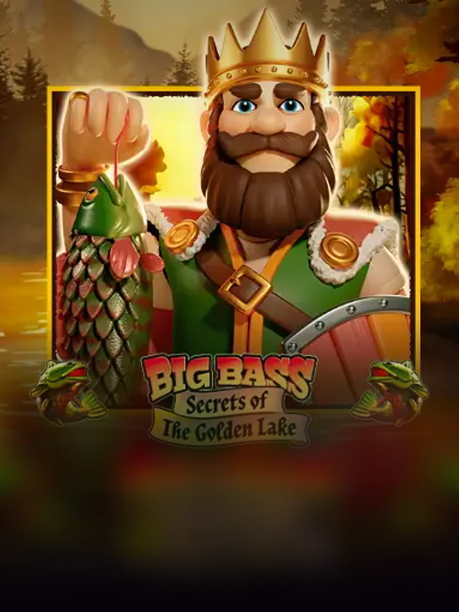 Big Bass Secrets of the Golden Lake slot game artwork