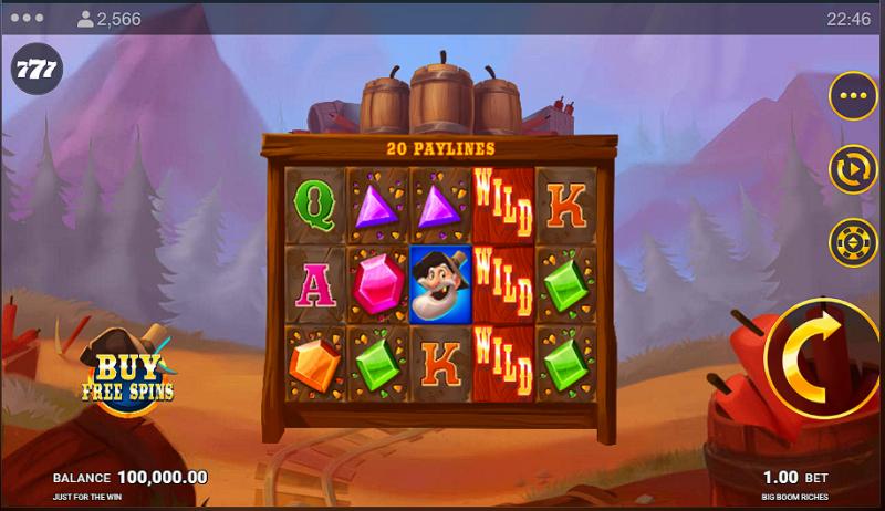Big Boom Riches slot game artwork